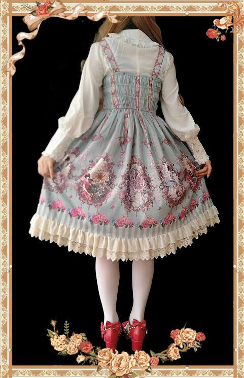 Flower Fairy~ Sweet Lolita JSK + Headbow - In Stock