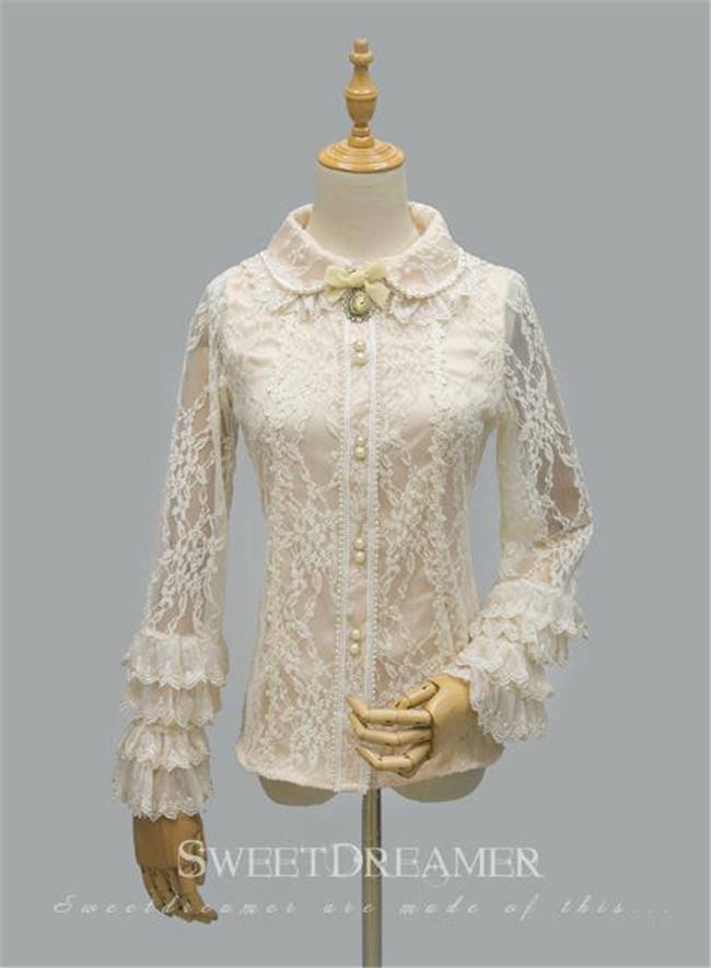 Flower Traver~ Elagant Lace Lolita Blouse