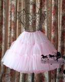 Classical Puppets A-line Petticoat Type 1 -Black In Stock-OUT