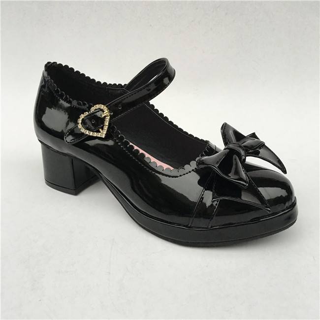 Bows Single Strap Lolita Shoes