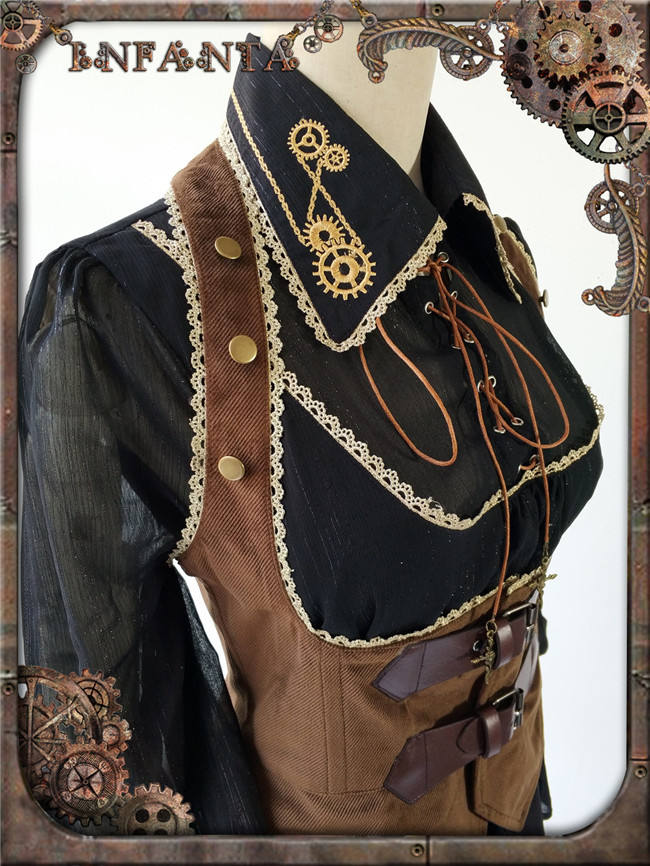 Machinery Puppet~ Punk Style Lolita Blouse