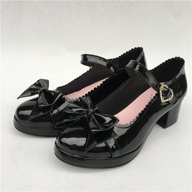 Bows Single Strap Lolita Shoes