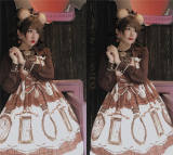 Diamond Honey ~Chocolate Bear Lolita JSK-OUT
