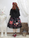Honey Honey Lolita ~ Chinese Pear-leaved Crabapple Little Red Riding Hood Lolita Normal Waist JSK -Pre-order Closed