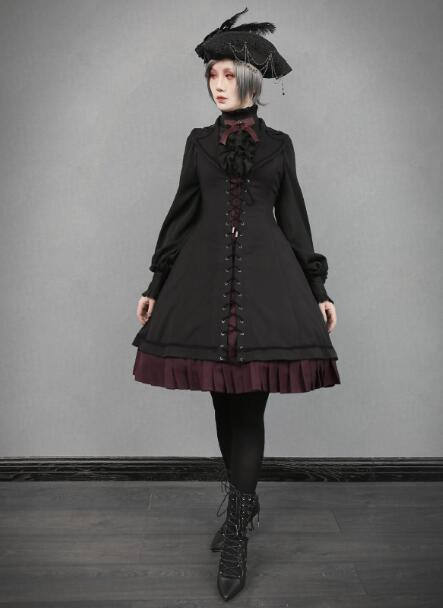 Foxtrot Fran's Oath Goth Assymtrical JSK Dress