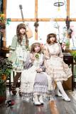 The Maiden Who Picks Up Star Dust~ Cotton Lolita Surface Dress/Apron -Pre-order Closed