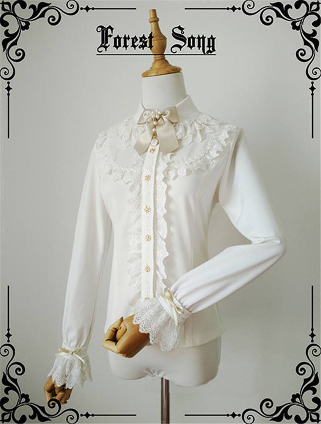 Winter Venus~ Winter Thick Lolita Blouse -Pre-order Closed