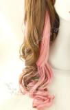 Black Red Curls Lolita Wig 50cm Long