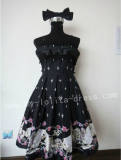 (Replica)Sweet Church Prints Baby Doll Lolita Jumper Dress -OUT