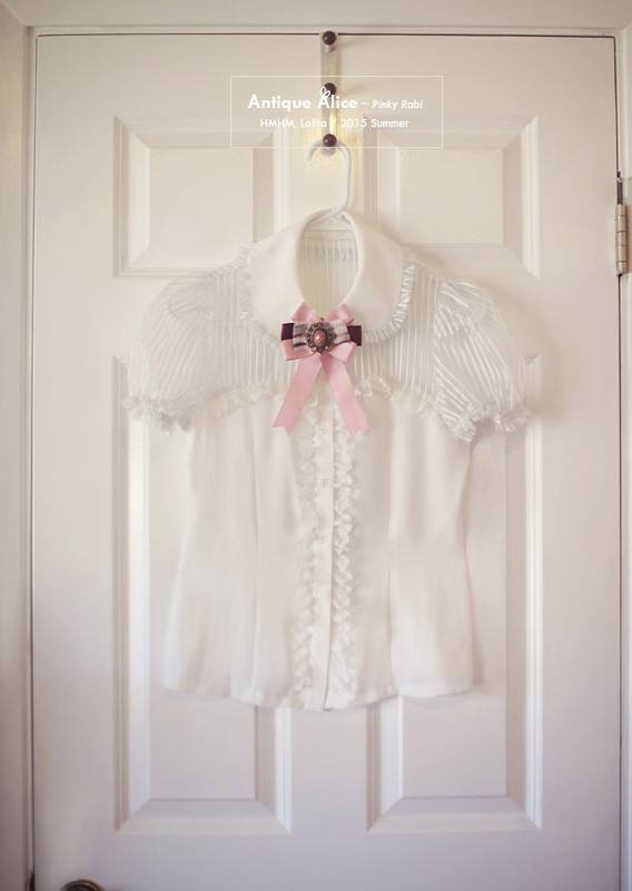 Pus Size HMHM Lolita ~Antique Alice~ Translucent Striped Chiffon Lolita Blouse