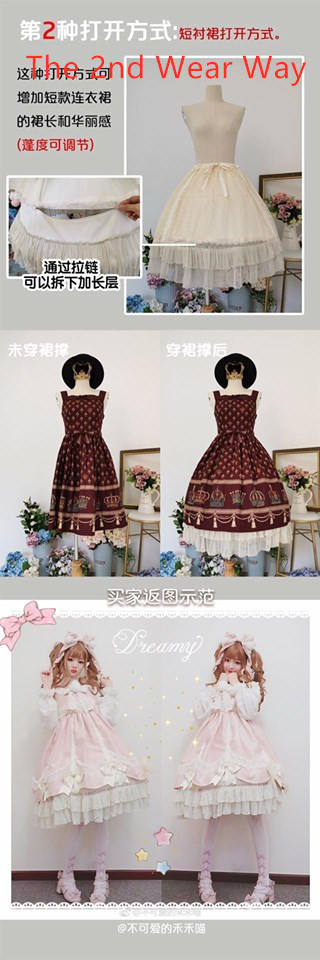 Missing A Piece Lolita Fishbones Petticoat 9 Wear Ways - In Stock