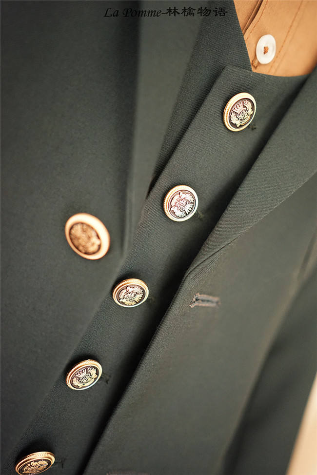 Stripe Series -Ouji Lolita Full Set [--Coat + Vest + Short Pants --]