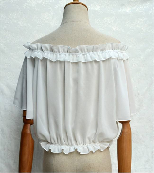 Sweet Chiffon Tailored Short Version Lolita Blouse