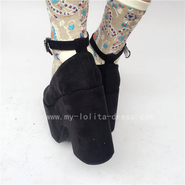 Lady's Sweet Cream White Lolita High Platform
