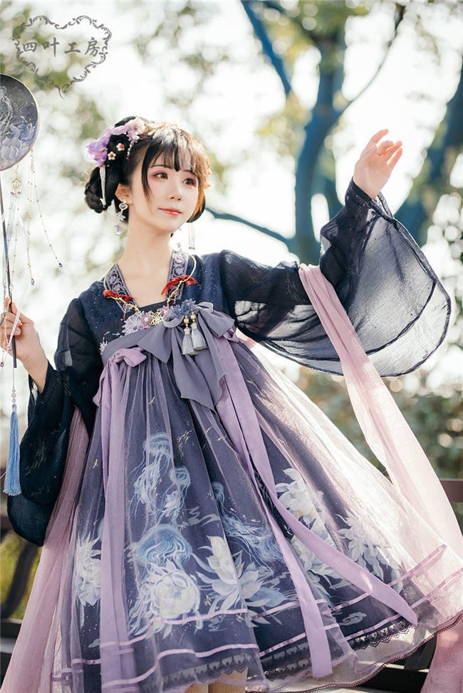 Epiphyllum Jellyfish Qi Lolita Dress Version I -Ready MADE