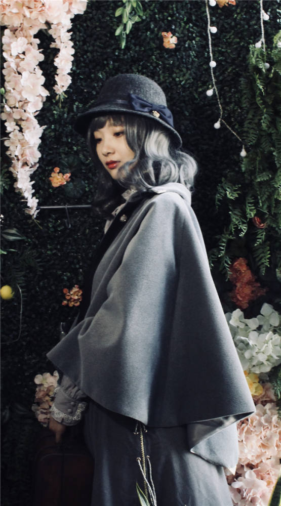 MISS 1860~ Vintage Lolita Cape+Skirt+Corset+Blouse -out