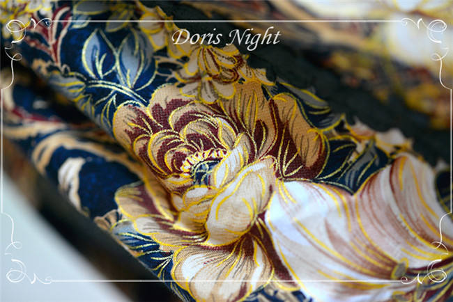 The Night Rose~ Pure Cotton Jacquard Lolita Skirt