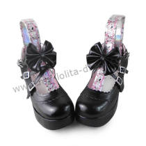 Antaina Floral Bow Princess Lolita Shoes