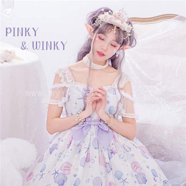 Pinky Winky~Shell Theme Sweet Lolita JSK -Pre-order Closed
