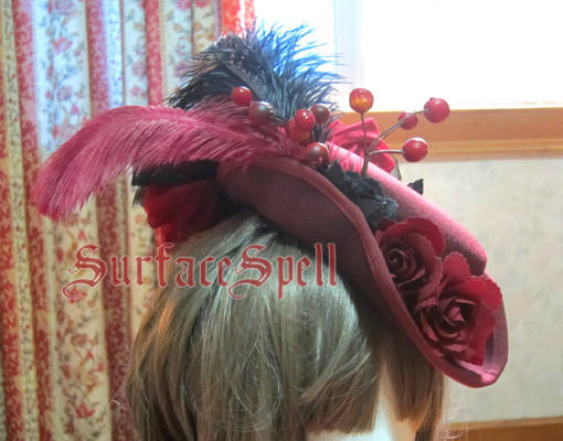 Surface Spell Lady in Black Vintage Wool Hat