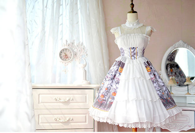 Halloween~ Halter Neckline Lolita JSK -out