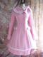 Pink Long Sleeves Lace Lolita A-line Coat