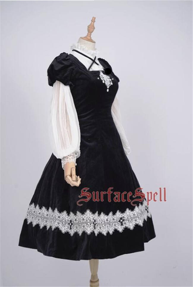 The Virtuous Orchid~ Vintage Velveteen Lace Dresses