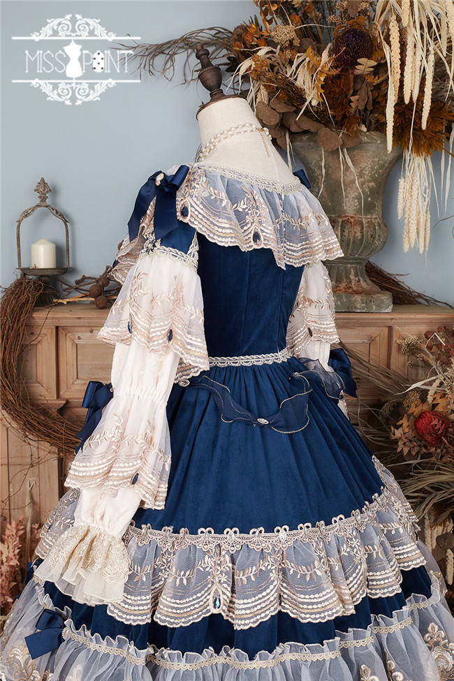 Miss Point ~Masked Ball Luxury Details Lolita OP Fullset