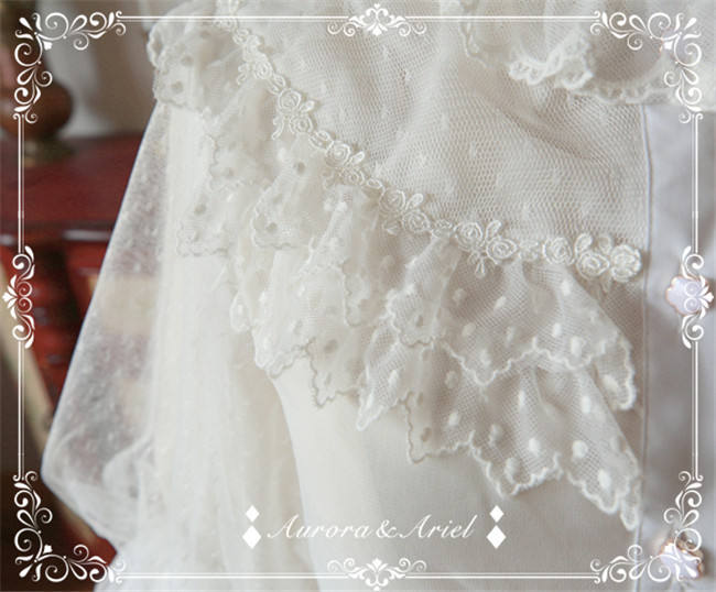 Aurora & Ariel ~Small Candle~ Chiffon Lolita Blouse