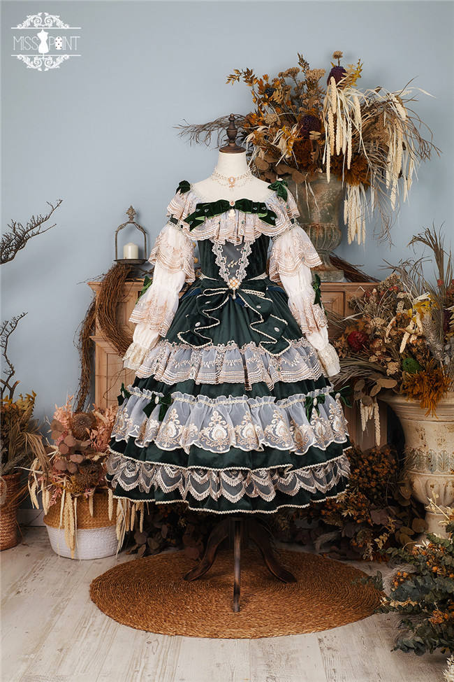 Miss Point ~Masked Ball Luxury Details Lolita OP Fullset