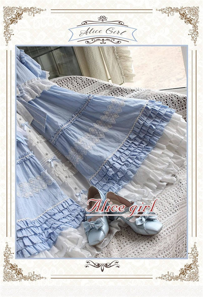 Alice Girl ~Sunflower Classic Lolita Short Sleeves OP - Green Size L - In Stock