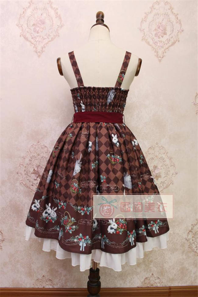 Alice Girl~ Strawberry&Rabbit~ Lolita JSK Dress