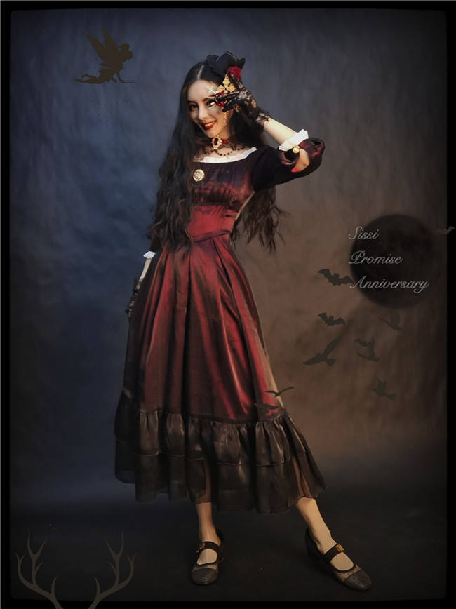 Sissi Promise Anniversay Reward Elegant Dailywear Lolita OP -Ready Made