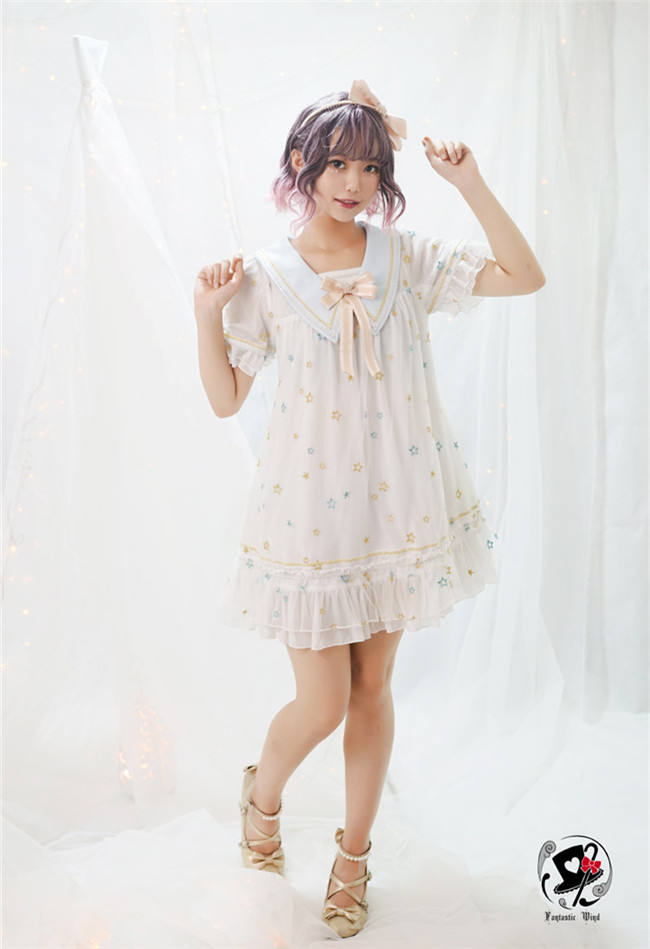 Planetesimals~ Summer Embroidery Lolita OP Dress -Pre-order Closed