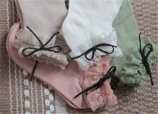 Yidhra  -Forest City- Cotton Lolita Ankle Socks