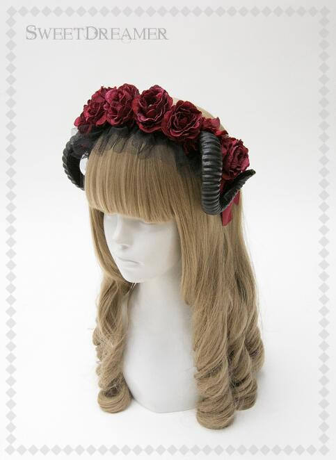 Cutie Creator -Evil Bridal~ Lolita Headband + Veil Set