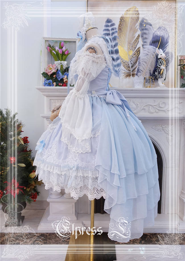 Elpress L ~Christmas D*Romance Ode~ Elegant Lolita JSK -Ready Made Purple M - In Stock