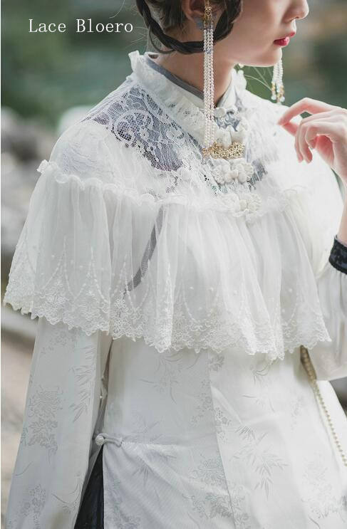 Hole Fairy Guide~ Qi Lolita OP Dress -Ready Made