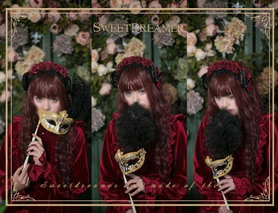 Cutie Creator -Evil Bridal~ Lolita Headband + Veil Set