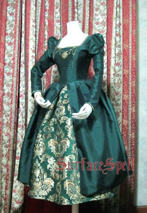 Surface Spell The Other Boleyn Girl One Piece Dress 4 Colors - Custom Sizing