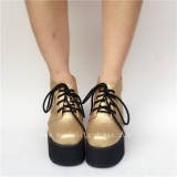 Ankle Boots Matte Black Lolita High Platform Shoes