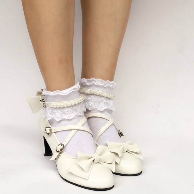 Antaina Tea Party Glitter Lolita Shoes