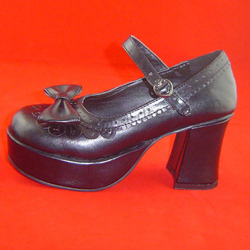 White Square Heels Lolita Shoes