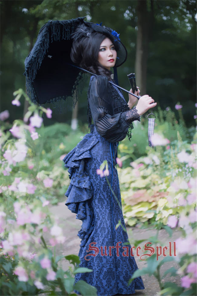 Surface Spell ~Nyx Gothic Lolita Fishtail Skirt Mermaid Style