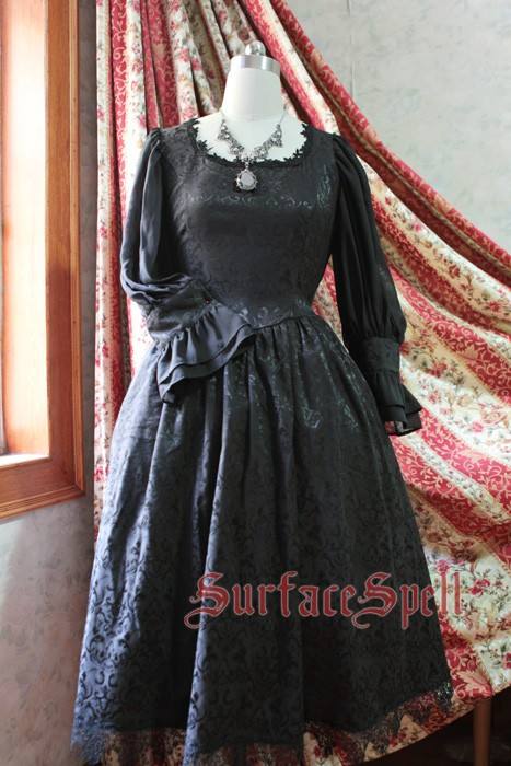 Surface Spell Black Gothic Lolita Dress - Multiple colors