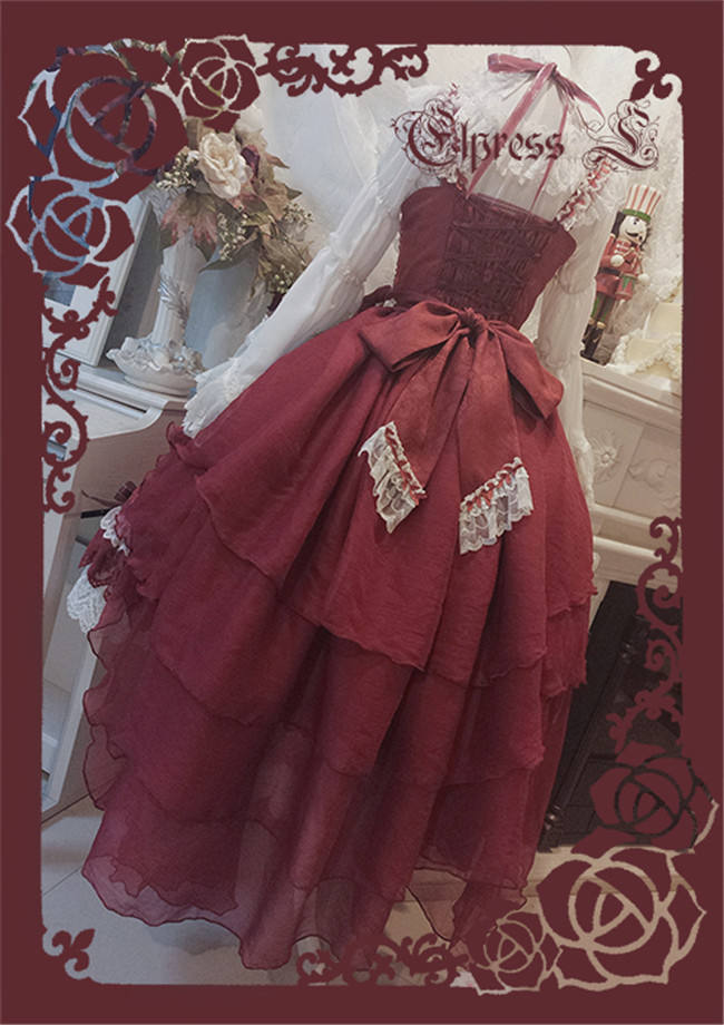 Elpress L ~Christmas D*Romance Ode~ Elegant Lolita JSK -Ready Made Purple M - In Stock