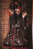 Miss Point ~Clown Daunting Night Lolita Skirt