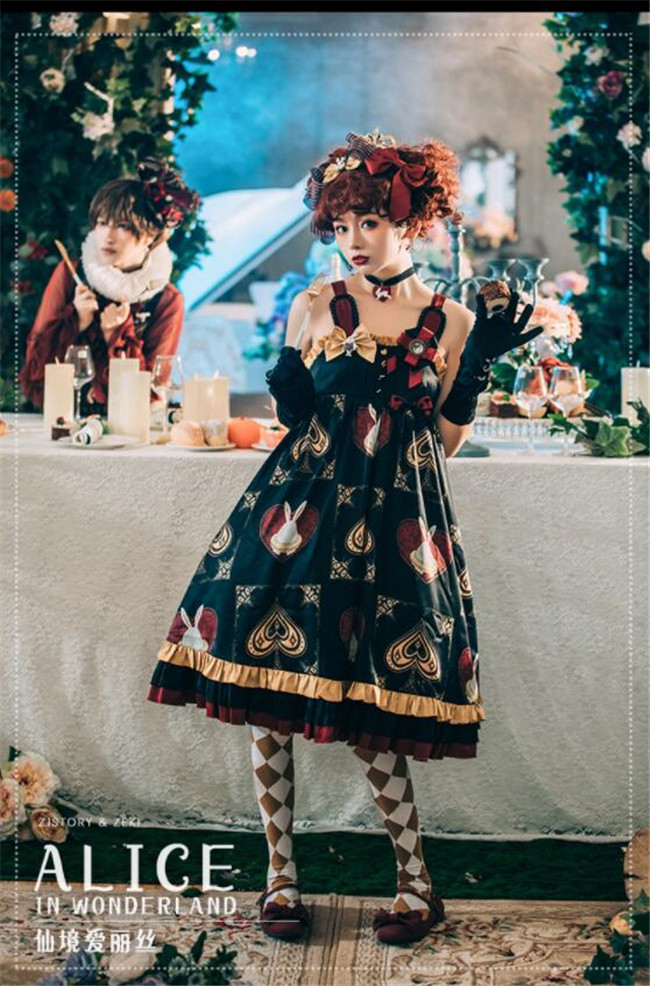 ZJstory Lolita Alice In Wonderland * March Hare Lolita JSK