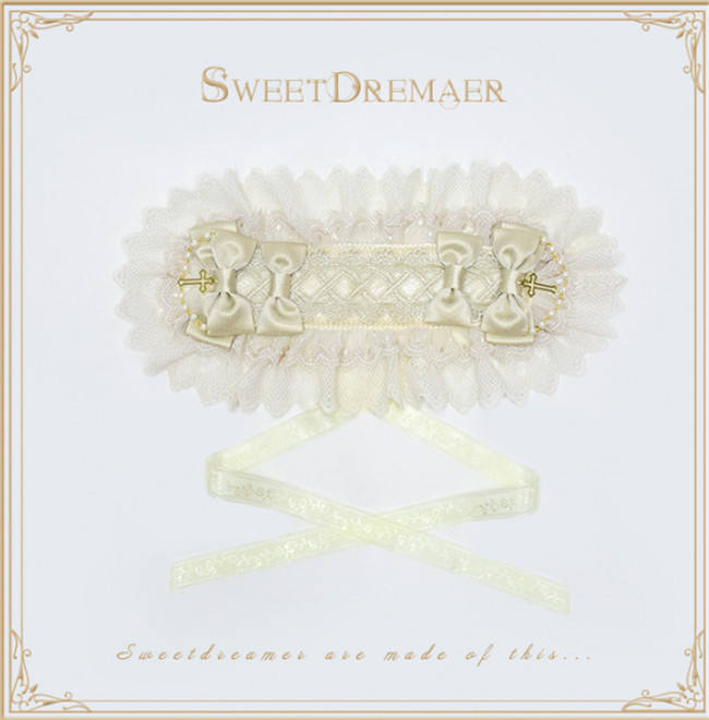 Cutie Creator ~ Anthem~ Bow&Cross Lolita Headband -In Stock