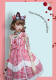 Dark-Ruby Lolita Stripes JSK Dress -out
